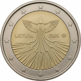 2 € Lituania 2026 Conmemorativa