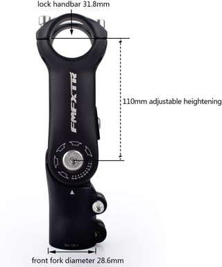 Attacco manubrio bici regolabile FMFXTR