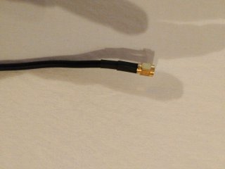 Cable coaxial con conectores
