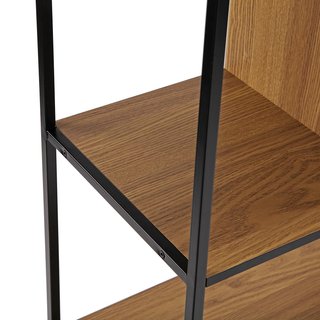 Estantería escalonada 3 baldas madera y metal