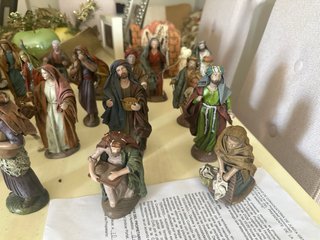 Lote Figuras Belén 13-15 cm 31 figuras