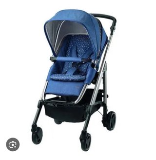 Silla de paseo azul para bebé