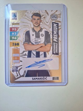 Autógrafo Original Samardžić Adrenalyn XL Serie A
