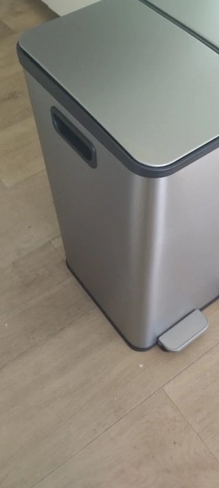 Papelera doble con pedal
