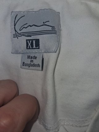 Camiseta Karl Kani Blanca Talla XL