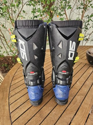 Botas Sidi Crossfire 3 Srs Azul e Preto Tam. 40