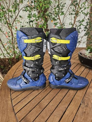 Botas Sidi Crossfire 3 Srs Azul e Preto Tam. 40