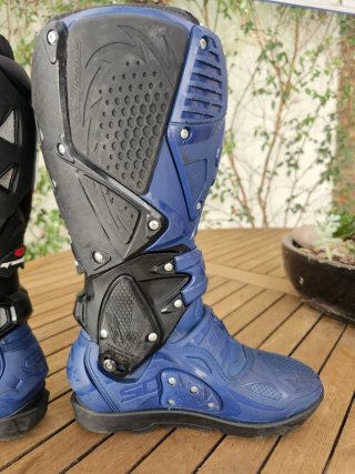 Botas Sidi Crossfire 3 Srs Azul e Preto Tam. 40