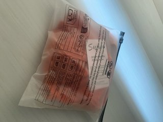 Bañador mujer naranja cortado