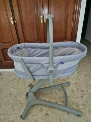 Minicuna + Cuna Moisés Elevable