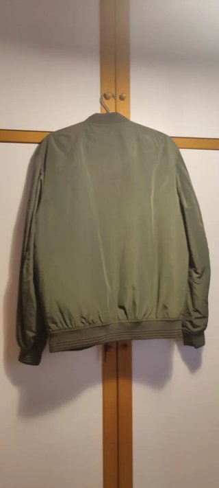 Chaqueta bomber verde hombre