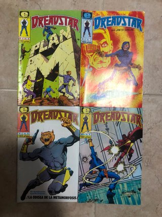 Lote 11 Cómics Dreadstar de Jim Starlin (años 80)