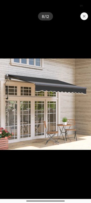 Toldo retráctil eléctrico 300cm