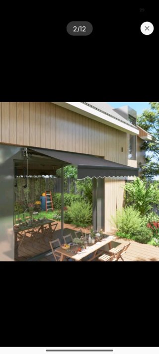 Toldo retráctil eléctrico 300cm