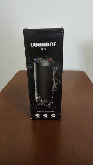 Altavoz Bluetooth UOHHBOE C27C Portátil Negro
