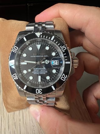 Seiko Submariner Mod Negro