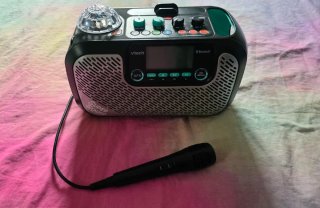 Karaoke VTech con micrófono
