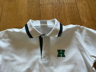 Polo uniforme escolar HBS oficial talla 12