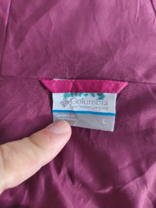 Cortavientos Columbia Rojo