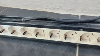 Regleta 10 enchufes con interruptor