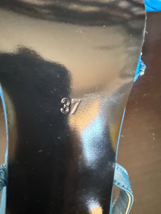 Menbur Zapatos y Bolso Fiesta Azul Joya