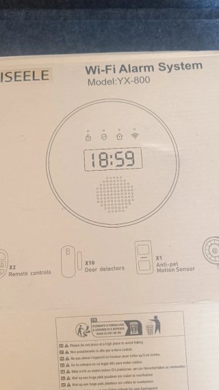 Kit Alarma YISEELE YX-800 Wi-Fi