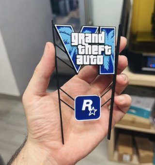 Cubierta GTA VI PS5 impreso en 3D