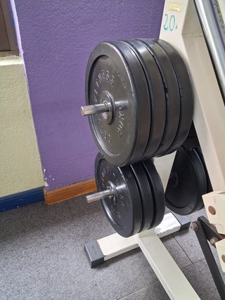 Discos de pesas gimnasio 2.5kg a 25kg