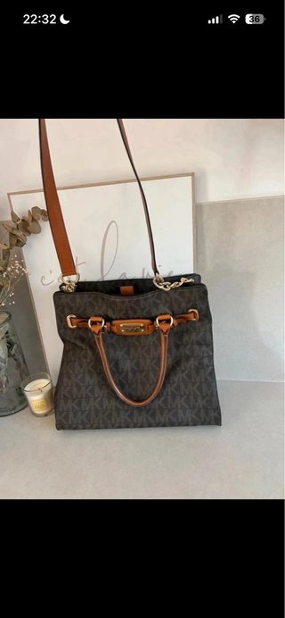 Bolso Michael Kors Marrón y Dorado