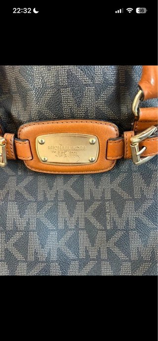 Bolso Michael Kors Marrón y Dorado