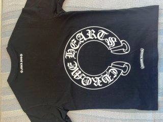 Camiseta Chrome Hearts manga larga negra
