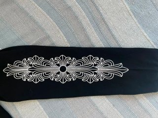 Camiseta Chrome Hearts manga larga negra