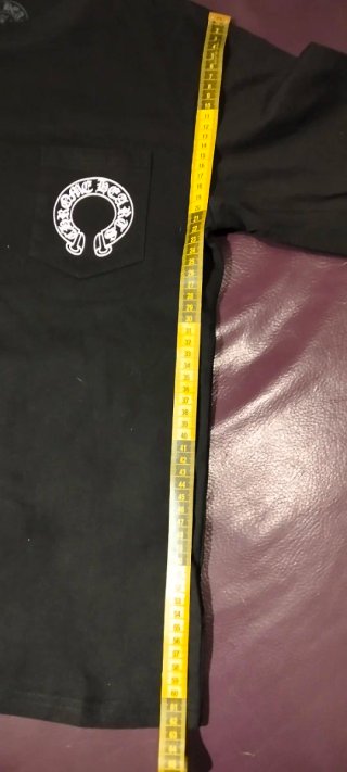 Camiseta Chrome Hearts manga larga negra