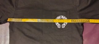 Camiseta Chrome Hearts manga larga negra
