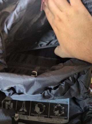 Mochila montaña 28L Ferrino Finisterre espalda air