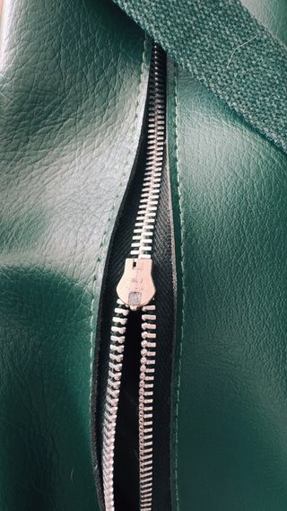 Bolso Vintage Pelé Verde/Blanco