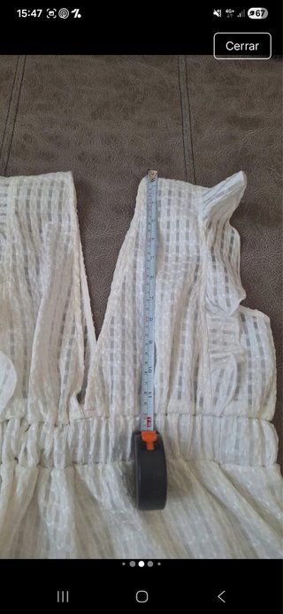 Mono blanco de mujer