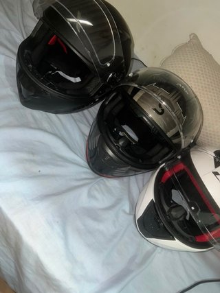 3 Cascos de Moto Integrales