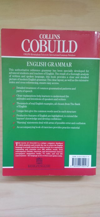 Libro Collins Cobuilt English Grammar