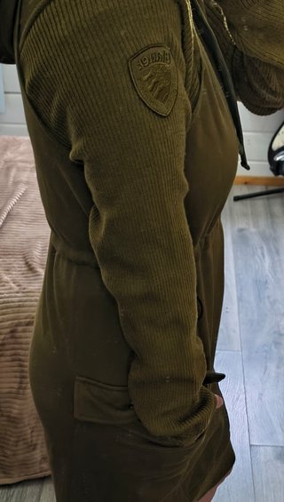 Vestido Sudadera Blauer USA Verde Talla M