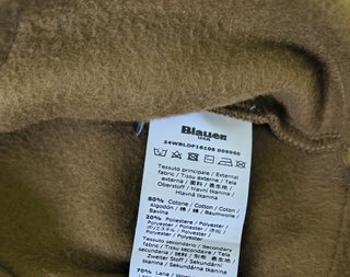 Vestido Sudadera Blauer USA Verde Talla M