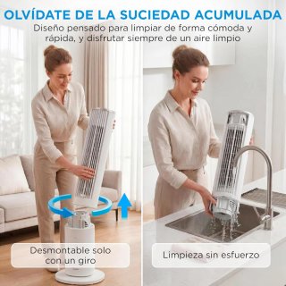 Ventilador Torre Midea con Mando a Distancia