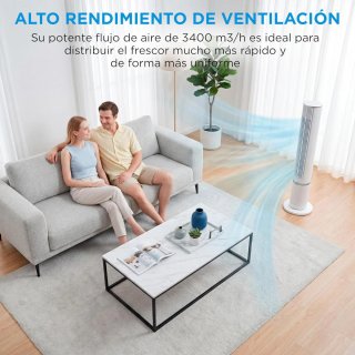 Ventilador Torre Midea con Mando a Distancia