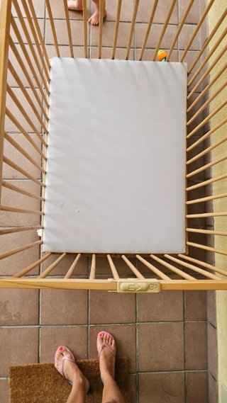 Parque infantil madera plegable 75x105