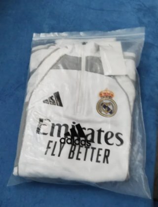 Chándal Real Madrid Adidas Gris Talla M