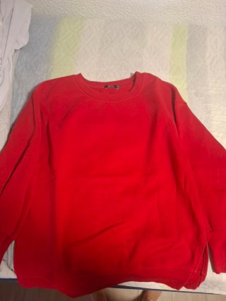 Sudadera Bershka Roja Talla M