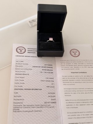 Anillo Diamante Oro Blanco