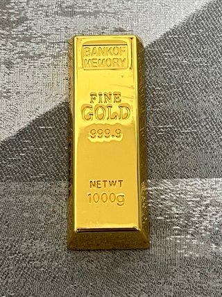Memoria USB Diseño Lingote Oro