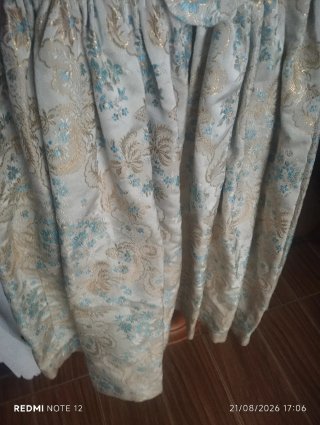 Traje Fallera Niña Oro y Turquesa