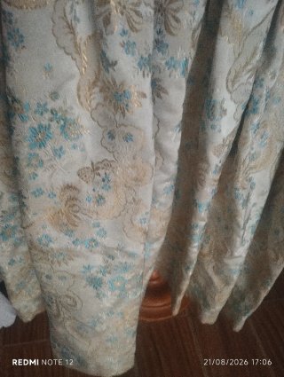 Traje Fallera Niña Oro y Turquesa
